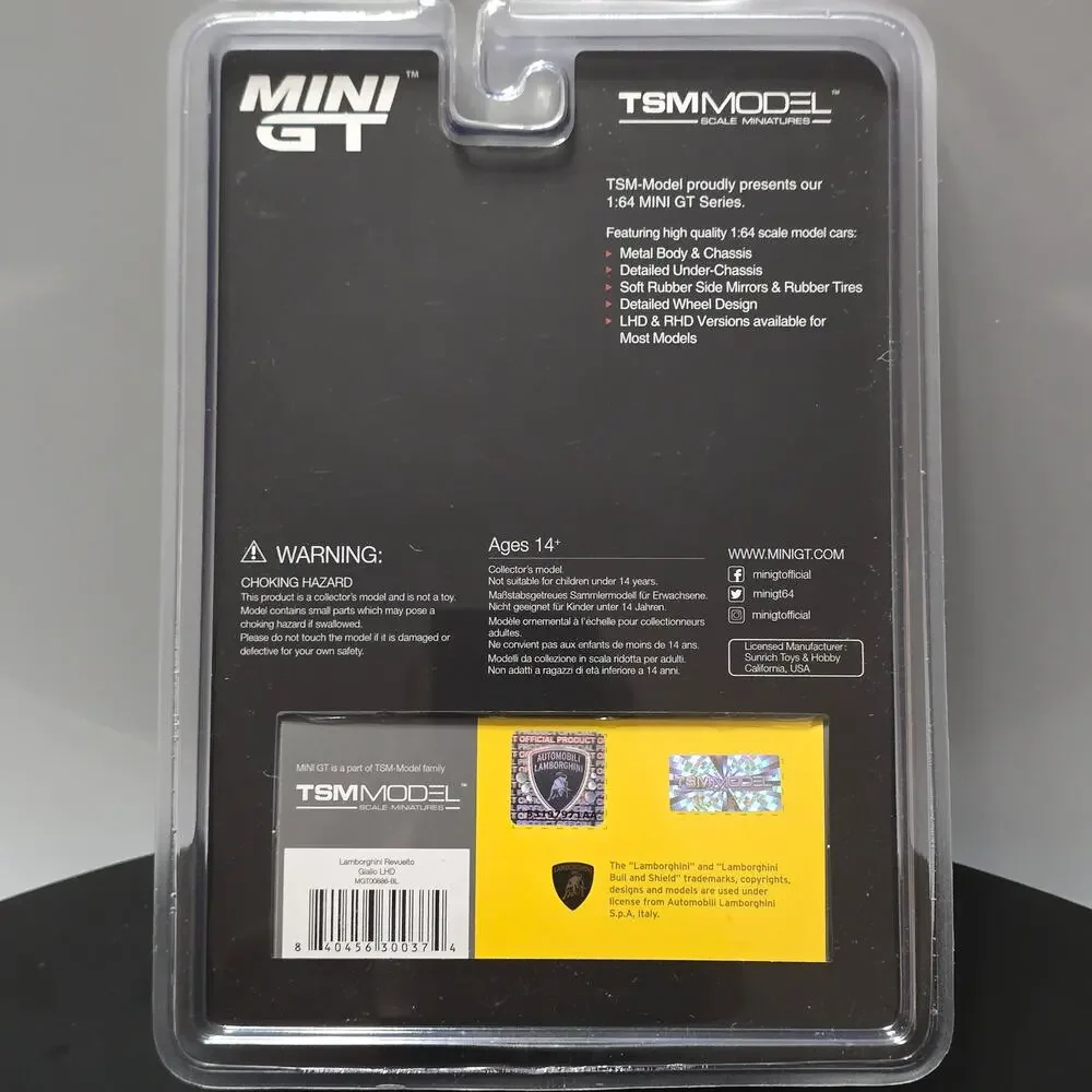 Lamborghini Revuelto Giallo Yellow Mini GT #886 1:64